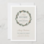 ニューホームニュートラルエレガントグリーンリーパインリース シーズンカード (正面)