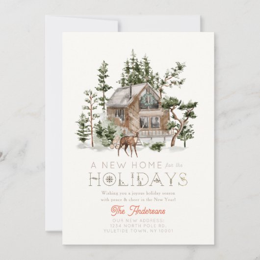 ニューホームハウスコテージウィンタースケープ シーズンカード (正面)