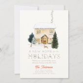 ニューホームハウスハレスウィンタースケープのクリスマス シーズンカード (正面)