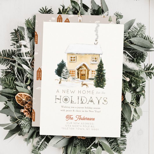 ニューホームハウスハレスウィンタースケープのクリスマス シーズンカード