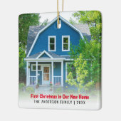 ニューホームハウスフォト初めてのクリスマス セラミックオーナメント (左)