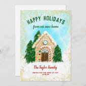 ニューホームハッピーホリデーズクリスマスジンジャーパン シーズンカード (正面/裏面)