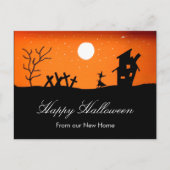 ニューホームハ幽霊のよく出るウスハロウィーン 案内ポストカード (正面)