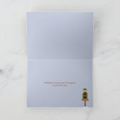 ニューホームバードハウス&スノウおめでとう カード (内部)