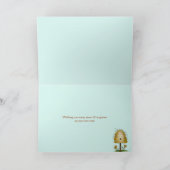 ニューホームバードハウス&フラッグおめでとう カード (内部)