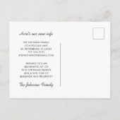 ニューホームパインバウクリスマスベリー移動 案内ポストカード (裏面)