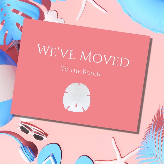 ニューホームビーチサンドドルピンク発表 ポストカード