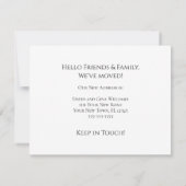 ニューホームビーチサンドドル航海のネイビーブルー 案内状 (裏面)