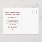 ニューホームフェスティバルクリスマスツリームービング 案内ポストカード (裏面)