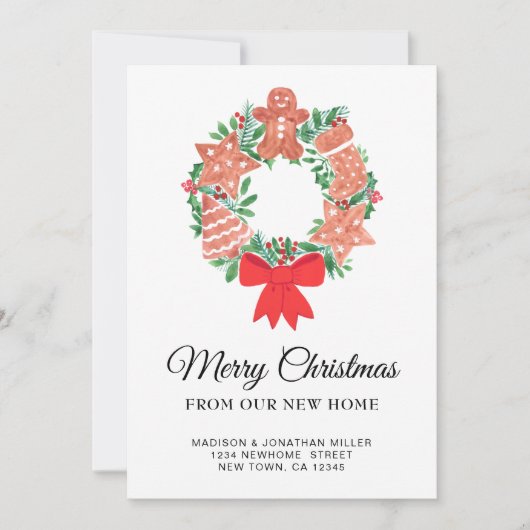 ニューホームフェスティバルクリスマスムービング 案内状 (正面)