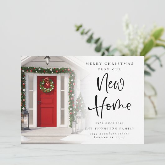 ニューホームフォトオーバーレイからメリークリスマス シーズンカード (スタンド正面)