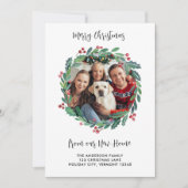 ニューホームフォトグリーンリーリースクリスマスムービング 案内状 (正面)