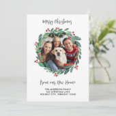 ニューホームフォトグリーンリーリースクリスマスムービング 案内状 (スタンド正面)