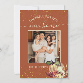 ニューホームフォトサンクスギビングホリデームービング 案内状