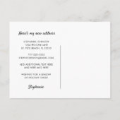 ニューホームフォークアートフローラクリスマスホリデームービング 案内ポストカード (裏面)