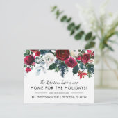 ニューホームフォーザホリデーズウィンターフローラムービング 案内ポストカード (スタンド正面)