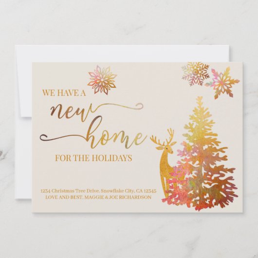 ニューホームフォーザホリデーズクリスマスツリー 案内状 (正面)