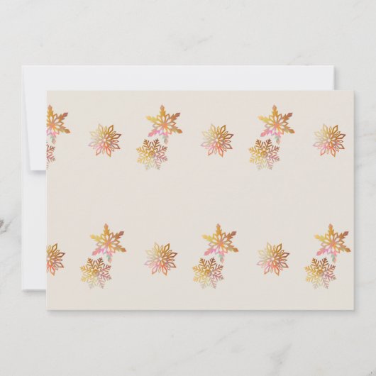 ニューホームフォーザホリデーズクリスマスツリー 案内状 (裏面)