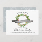 ニューホームフォーザホリデーズクリスマスリーススノームービング 案内ポストカード (正面/裏面)