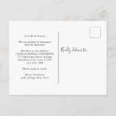 ニューホームフォーザホリデーズクリスマスリースムービング 案内ポストカード (裏面)