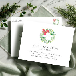 ニューホームフォーザホリデーズクリスマス招待状 招待状