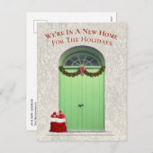 ニューホームフォーザホリデーズグリーンドアテンプレート シーズンポストカード (正面/裏面)