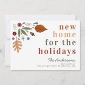 ニューホームフォーザホリデーズサンクスギビング秋ムービング 案内状 (正面)