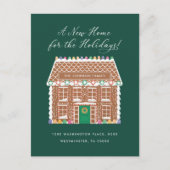 ニューホームフォーザホリデーズジンジャーブレッドハウス シーズンポストカード (正面)