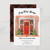 ニューホームフォーザホリデーズバーンドアクリスマスインヴィ 招待状 (正面/裏面)