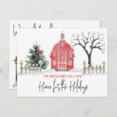 ニューホームフォーザホリデーズバーンムービングコメント ポストカード (正面/裏面)