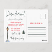 ニューホームフォーザホリデーズバーンムービングコメント ポストカード (裏面)