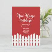 ニューホームフォーザホリデーズホワイトピケットフェンス 招待状 (スタンド正面)