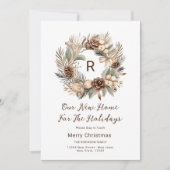 ニューホームフォーザホリデーズモノグラムウィンターリース シーズンカード (正面)