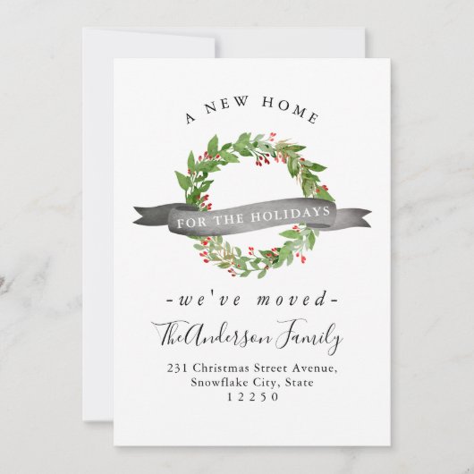 ニューホームフォーザホリデーズリースホリデームービング 案内状 (正面)