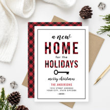 ニューホームフォーザホリデーズレッドバッファロープレイド