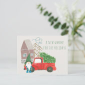 ニューホームフォーザホリデーズ格言とトラック移動 案内ポストカード (スタンド正面)