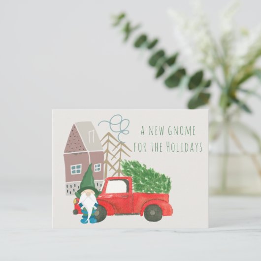 ニューホームフォーザホリデーズ格言とトラック移動 案内ポストカード (スタンド正面)