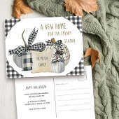 ニューホームフォーシーズン不気味ズファームハウスハロウィーン シーズンポストカード