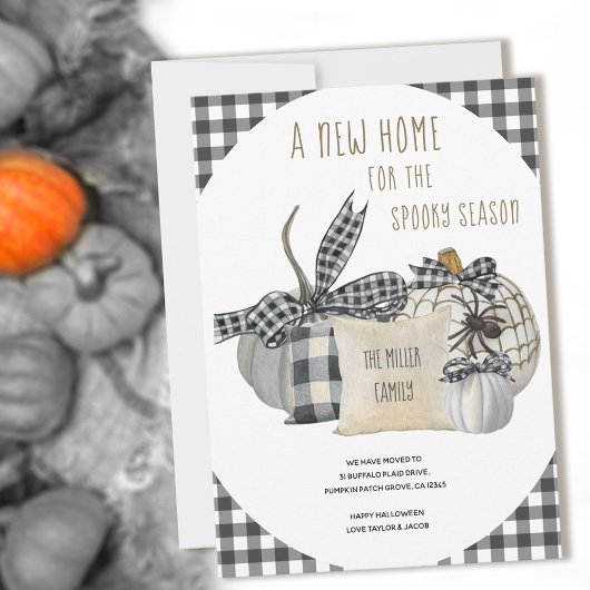 ニューホームフォーシーズン不気味ズファームハウスハロウィーン 案内状