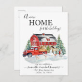 ニューホームフォーホリデーズカントリーバーンウォーターカラー 案内ポストカード (正面/裏面)