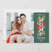 ニューホームフォーホリデーズグリーンフォトムービング シーズンカード (正面)