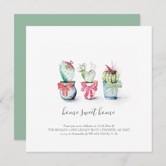 ニューホームフレンドスマス招待状フォーホリデーズ (正面/裏面)