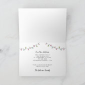 ニューホームフロリダマップクリスマスフラミンゴムービング シーズンカード (内部)