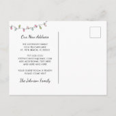 ニューホームフロリダマップクリスマスフラミンゴムービング 案内ポストカード (裏面)