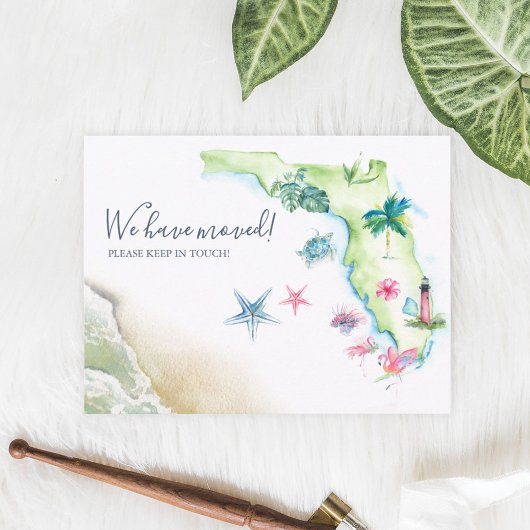 ニューホームフロリダ州移動発表 ポストカード