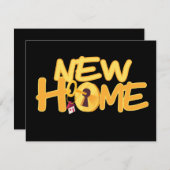 ニューホームフロントドア鍵 パーソナライズされた 案内状 (正面/裏面)