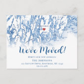 ニューホームブーズベイメインの地図を動かす告知 案内ポストカード (正面)