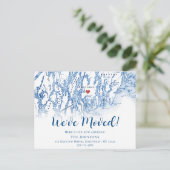 ニューホームブーズベイメインの地図を動かす告知 案内ポストカード (スタンド正面)