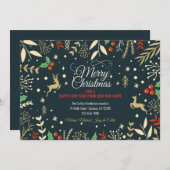 ニューホームホリデーアナウンスからのメリークリスマス 招待状 (正面/裏面)