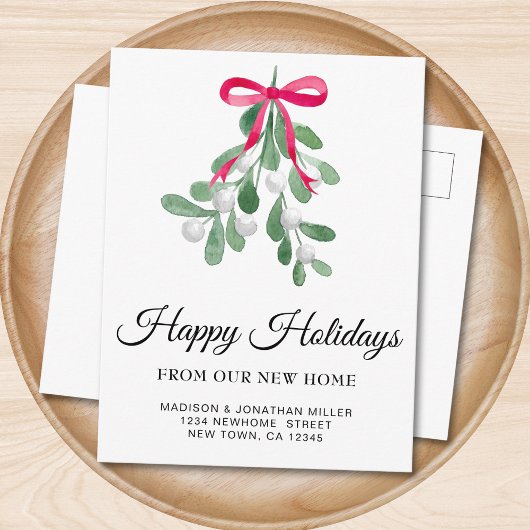 ニューホームホリデームービングアナウンスメント 案内ポストカード